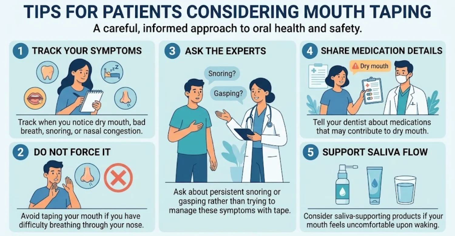 Mouth Taping Dental Benefits infographic 2